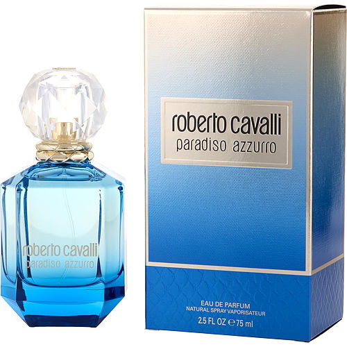 Roberto Cavalli进口代理批发 Roberto Cavalli 帕拉迪索 AZZURO 女士淡香精喷雾 2.5 盎司