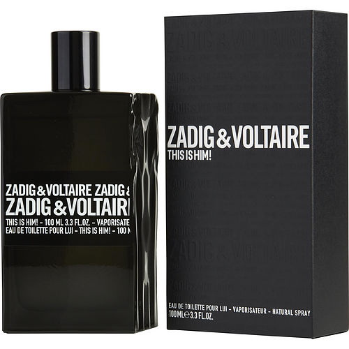 Zadig & Voltaire进口代理批发 扎第格和伏尔泰 这就是他！ Zadig & Voltaire 淡香水喷雾 3.3 盎司，男士