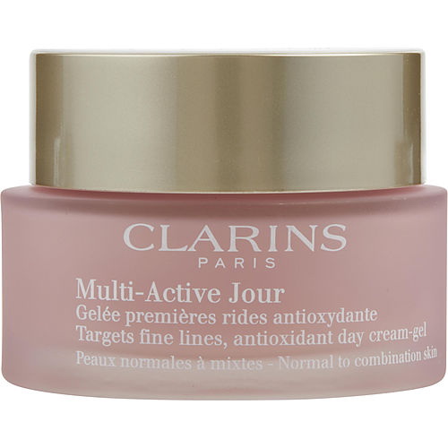 酷牌库|商品详情-Clarins进口代理批发 Clarins by Clarins 多活性 Jour Target 细纹抗氧化日霜 - 凝胶（中性至混合性皮肤）--50 毫升/1.7 盎司，适合女士