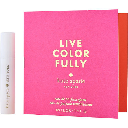 Kate Spade进口代理批发 KATE SPADE LIVE COLORFULLY by Kate Spade 淡香精喷雾瓶装卡，女士