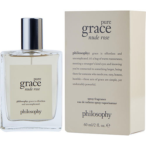 Philosophy进口代理批发 Philosophy Pure Grace Nude Rose By Philosophy 淡香水喷雾 2 盎司女式