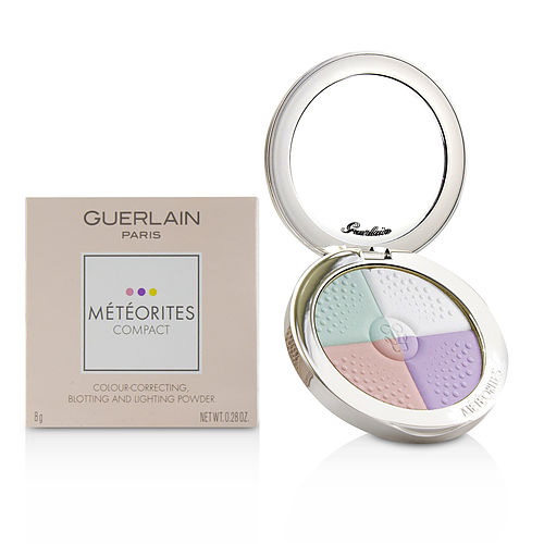 Guerlain进口代理批发 Guerlain By Guerlain Meteorites 紧凑型色彩校正、吸墨和提亮粉饼 - # 2 Clair/Light -8G/0.28Oz，女式