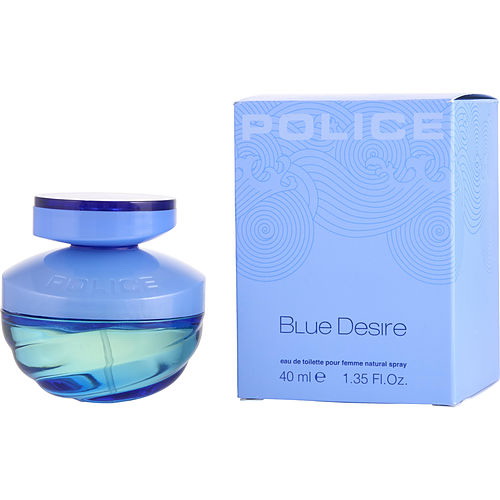 Police进口代理批发 Police Blue Desire By Police 淡香水喷雾 1.35 盎司，女式