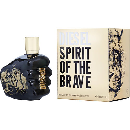 酷牌库|商品详情-Diesel进口代理批发 DIESEL SPIRIT OF THE BRAVE 男士淡香水喷雾 2.5 盎司