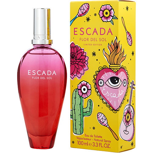 Escada进口代理批发 ESCADA FLOR DEL SOL by Escada 淡香水 3.3 盎司（限量版）女士