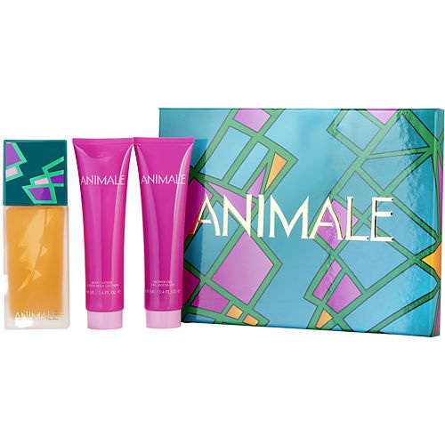 Animale Parfums进口代理批发 ANIMALE by Animale Parfums 淡香水喷雾 3.4 盎司 & 身体乳液 3.4 盎司 & 沐浴露 3.4 盎司 女士