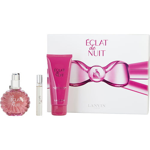 Lanvin进口代理批发 Lanvin ECLAT DE NUIT 淡香水喷雾 3.3 盎司 & 身体乳液 3.4 盎司 & 淡香水喷雾 0.25 盎司迷你女士