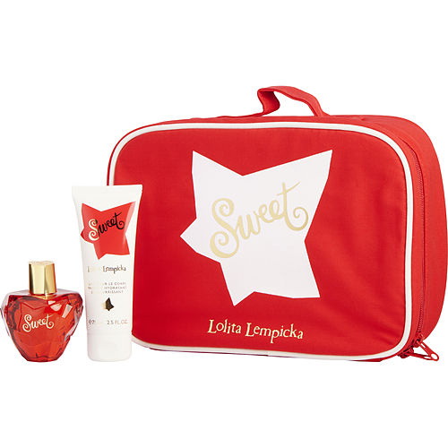 Lolita Lempicka进口代理批发 LOLITA LEMPICKA SWEET by Lolita Lempicka 淡香精喷雾 1.7 盎司（新包装）和身体乳液 2.5 盎司和袋装女士