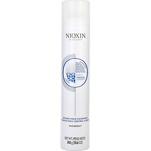 Nioxin进口代理批发 Nioxin 3D Niospray 强力定型发胶 10.6 盎司男女通用