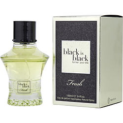 Nuparfums进口代理批发 Nuparfums BLACK IS BLACK FRESH 女士淡香精喷雾 3.4 盎司