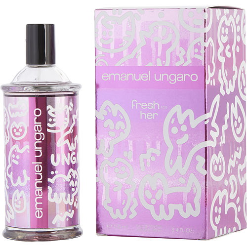 Ungaro进口代理批发 EMANUEL UNGARO FRESH FOR HER By Ungaro 淡香水喷雾 3.4 盎司，女士