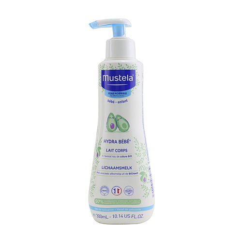 Mustela进口代理批发 Mustela By Mustela Hydra-Bebe 有机牛油果润肤乳 - 中性皮肤 --300 毫升/10.14 盎司，女士