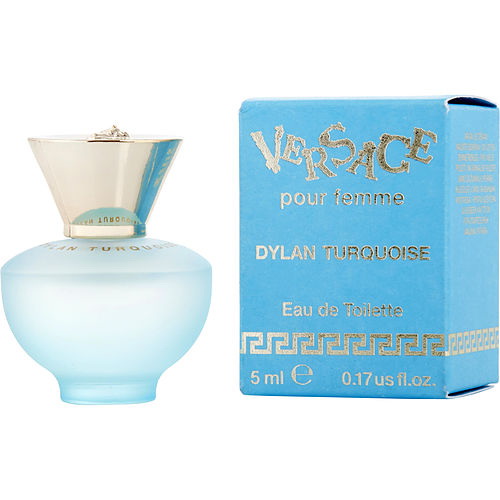 Gianni Versace进口代理批发 Gianni Versace 的 VERSACE DYLAN TURQUOISE 淡香水 0.17 盎司迷你女装