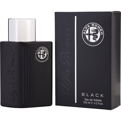 Alfa Romeo进口代理批发 阿尔法罗密欧 BLACK 阿尔法罗密欧淡香水 4.2 盎司，男士