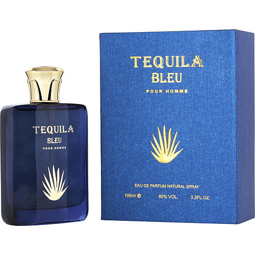 酷牌库|商品详情-Tequila Parfums进口代理批发 Tequila Bleu By Tequila Parfums 淡香精喷雾 3.3 盎司，男士