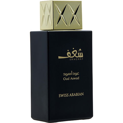 Swiss Arabian Perfumes进口代理批发 Shaghaf Oud Aswad 瑞士阿拉伯香水淡香精喷雾 2.5 盎司 *测试仪，男女皆宜