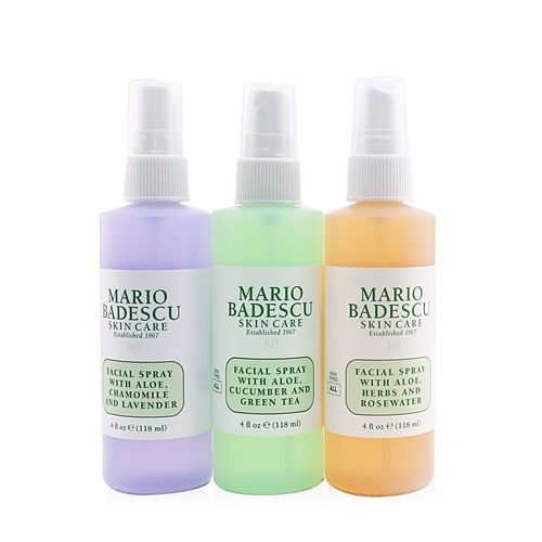 Mario Badescu进口代理批发 Mario Badescu 由 Mario Badescu Spritz 创作。薄雾。辉光。套装 --3X 118ml/4Oz，女士