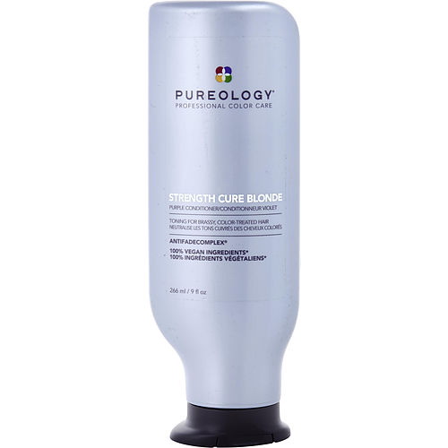 Pureology进口代理批发 Pureology By Pureology 强力治愈金发紫色护发素 9 盎司，男女通用