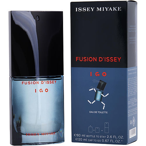 Issey Miyake进口代理批发 Fusion D'Issey By Issey Miyake 淡香水喷雾 2.7 盎司 & I Go 淡香水喷雾 0.68 盎司，男士