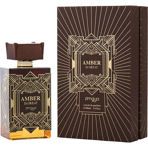 Zimaya进口代理批发 Zimaya Amber Is Great by Zimaya Extrait De Parfum Spray 3.4 盎司，男女皆宜