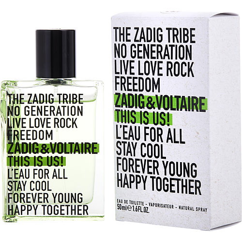 Zadig & Voltaire进口代理批发 扎第格与伏尔泰 这就是我们！ Zadig & Voltaire 淡香水喷雾 1.7 盎司，男女通用