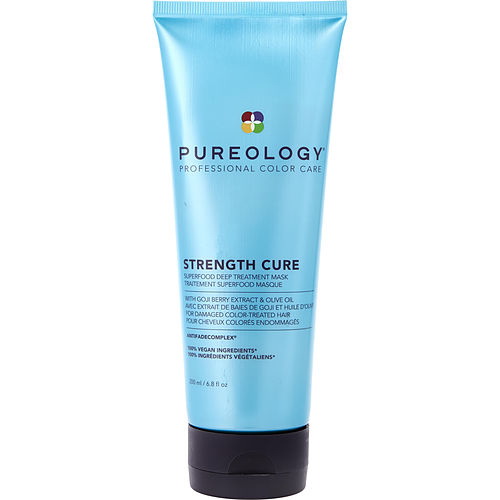 Pureology进口代理批发 Pureology By Pureology Strength Cure 超级食物深层护理面膜 6.8 盎司，男女通用