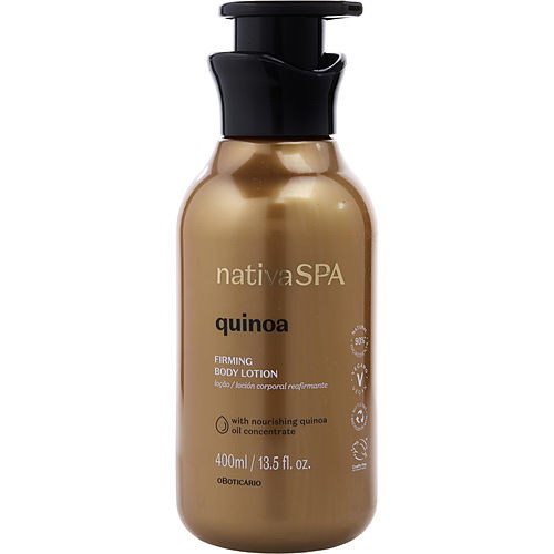 Nativa Spa进口代理批发 Nativa Spa By Nativa Spa 藜麦紧致身体乳液 --400 毫升/13.5 盎司，男女通用