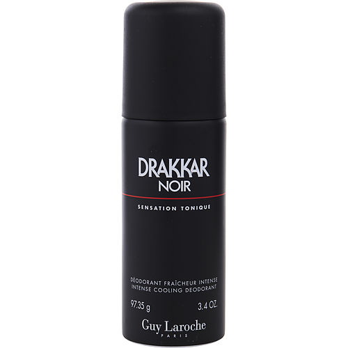 Guy Laroche进口代理批发 Guy Laroche Drakkar Noir 除臭喷雾 3.4 盎司，男士