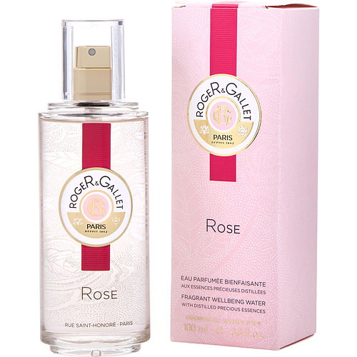 Roger & Gallet进口代理批发 Roger & Gallet Rose By Roger & Gallet 清新香氛喷雾 3.3 盎司（新包装），男女皆宜