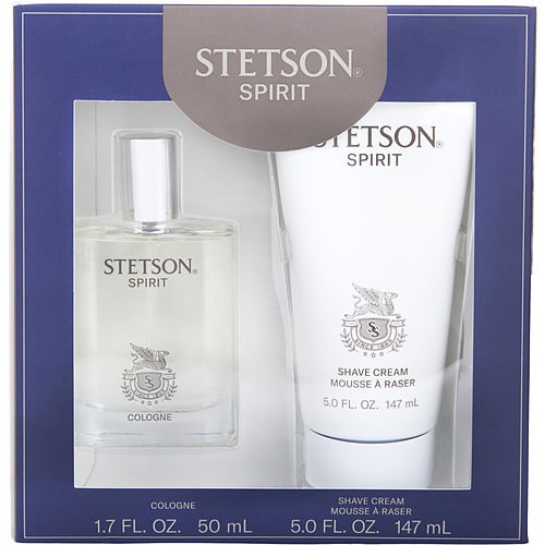 Stetson进口代理批发 Stetson Spirit By Stetson 古龙喷雾 1.7 盎司和剃须膏 5 盎司，男士