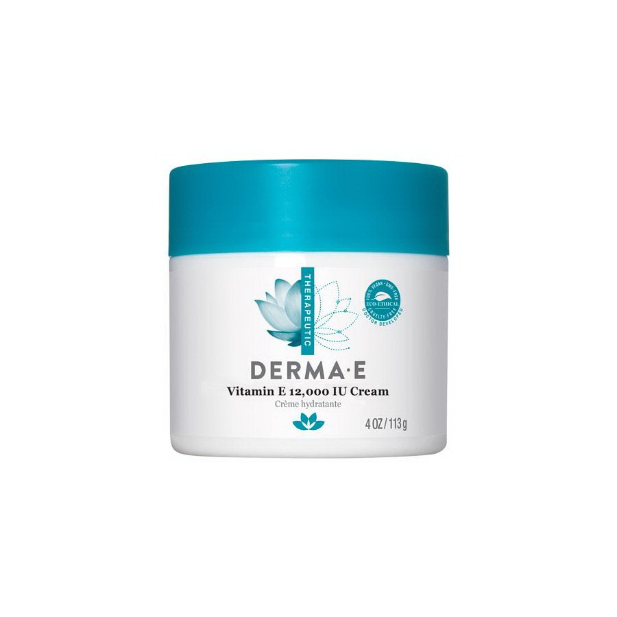 Derma E进口代理批发 Derma E 维生素 E 12,000 IU 霜 4 盎司。