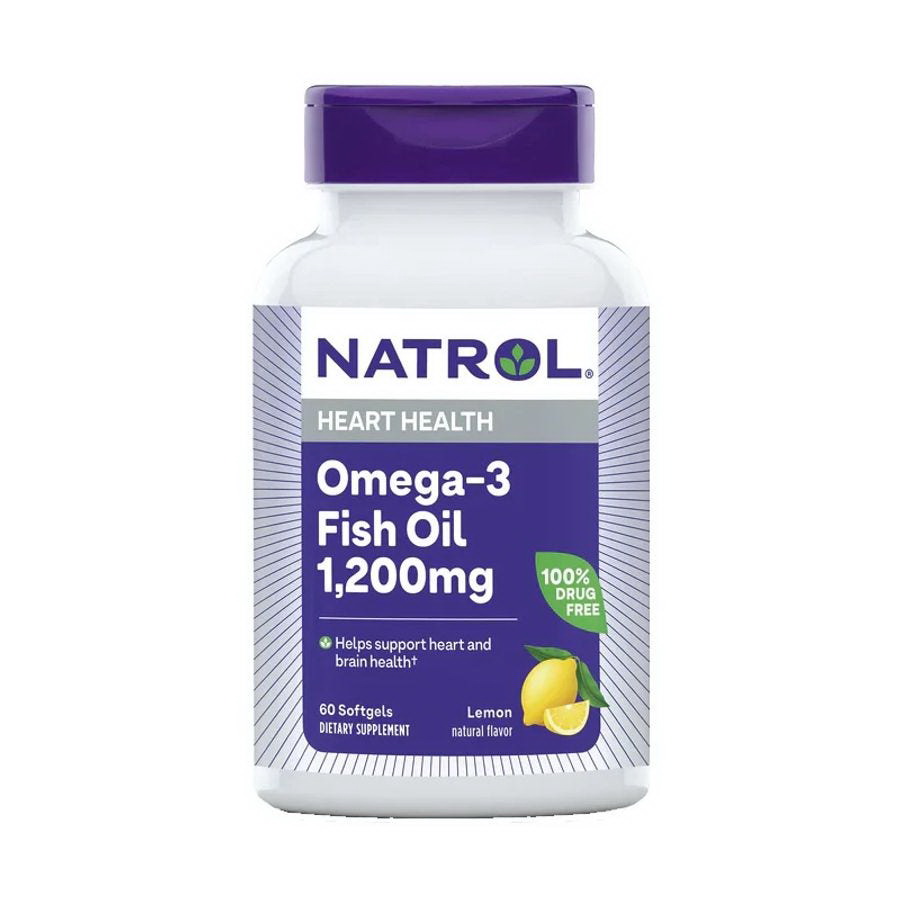 Natrol进口代理批发 Natrol Omega-3 鱼油 60 粒软胶囊