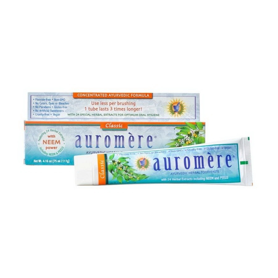 Auromere进口代理批发 Auromere 原装甘草牙膏 4.16 盎司