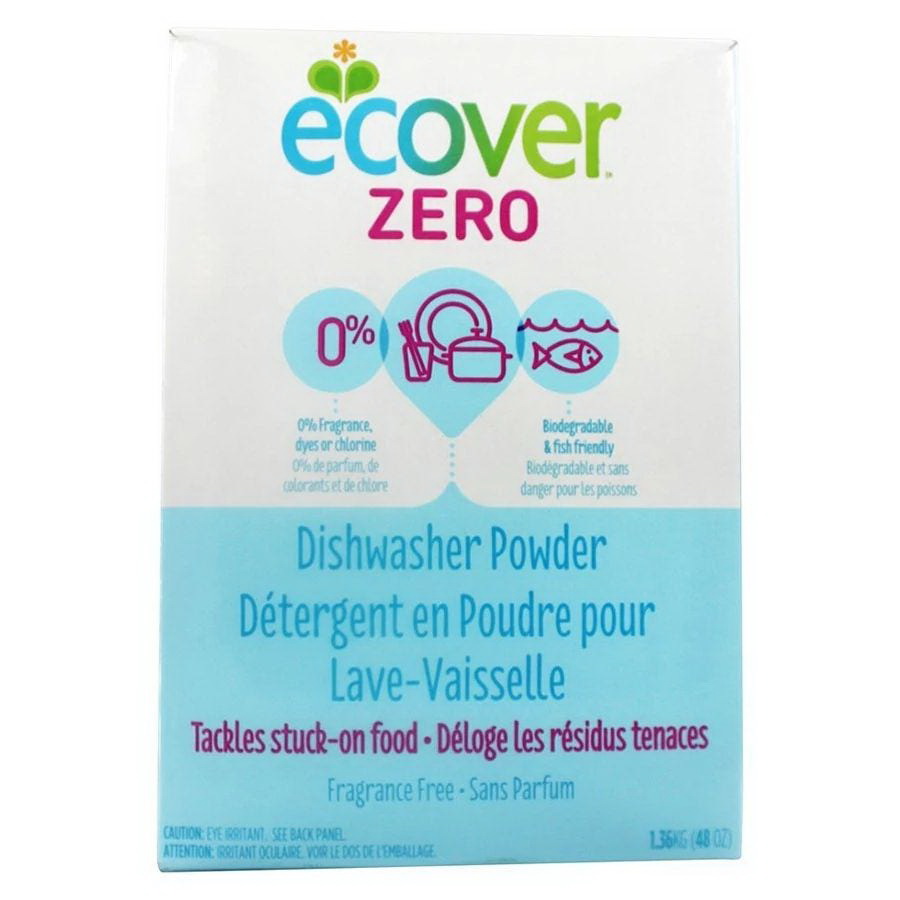 Ecover进口代理批发 Ecover 0% 自动洗碗机粉 48 盎司