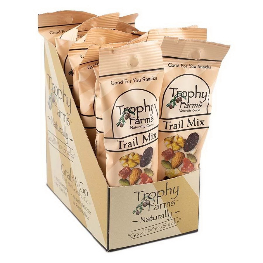 Trophy Farms进口代理批发 Trophy Farms Trail Mix 每盒 12 包（2 盎司）