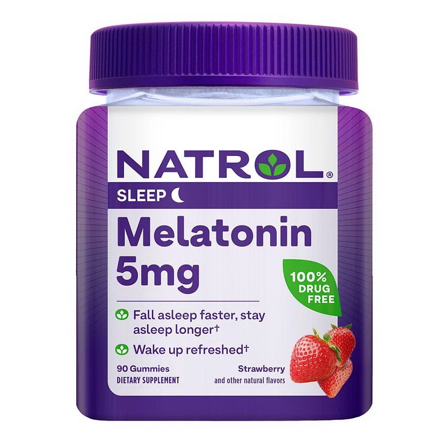 Natrol进口代理批发 Natrol 草莓褪黑激素 5 毫克