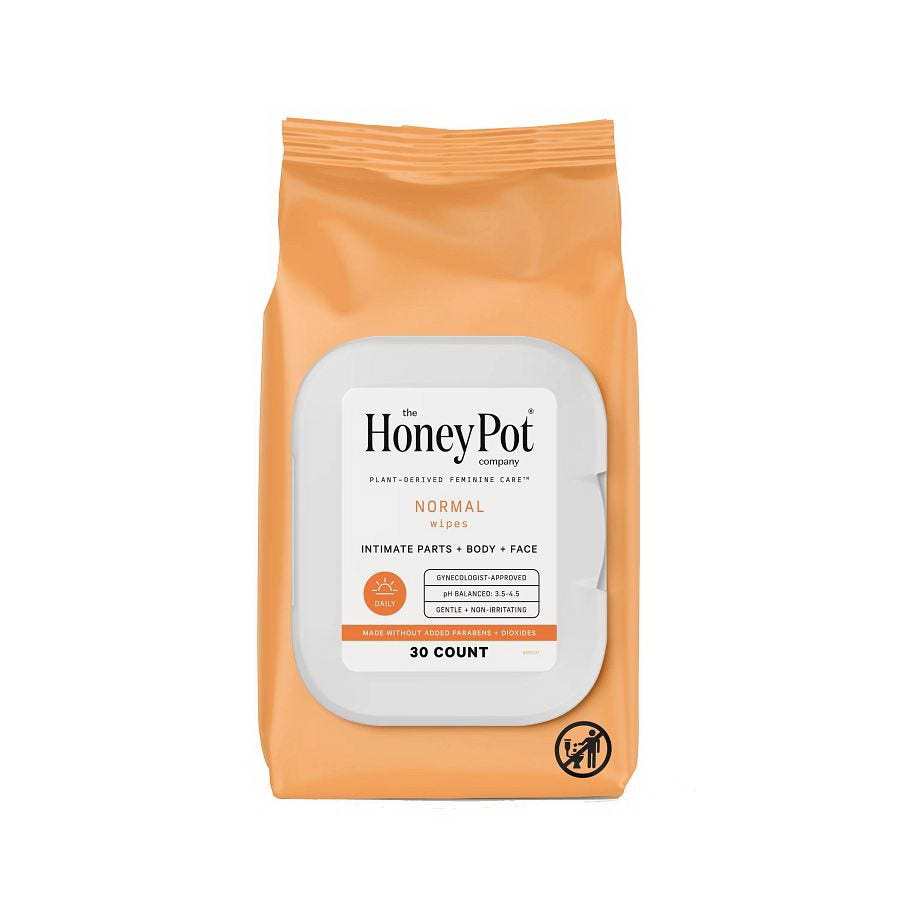 The Honey Pot进口代理批发 Honey Pot 普通亲密日常湿巾 30 片