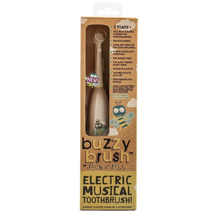 Jack N' Jill进口代理批发 Jack N' Jill Buzzy Brush 音乐电动牙刷