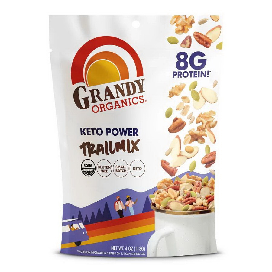 Grandy Oats进口代理批发 Grandy Oats Keto Power Trail Mix 4 盎司。