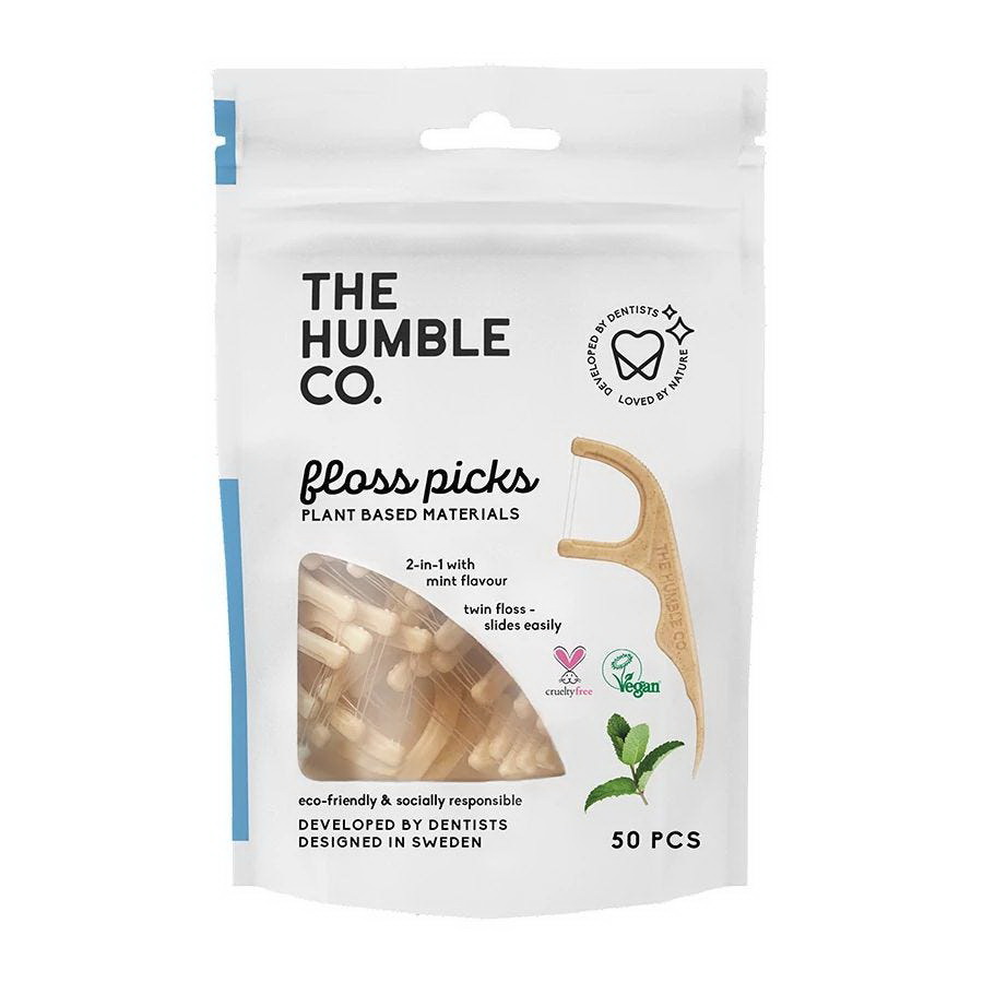 Humble Co进口代理批发 The Humble Co. 薄荷牙线精选 50 支