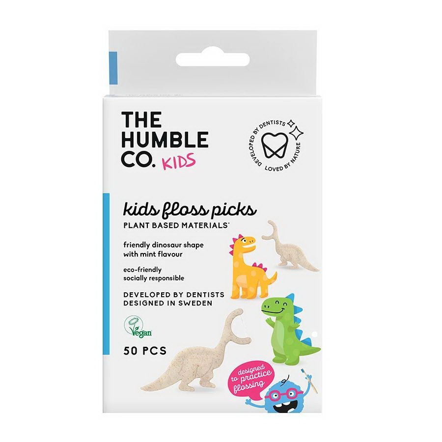 Humble Co进口代理批发 The Humble Co. 儿童薄荷牙线精选 50 支