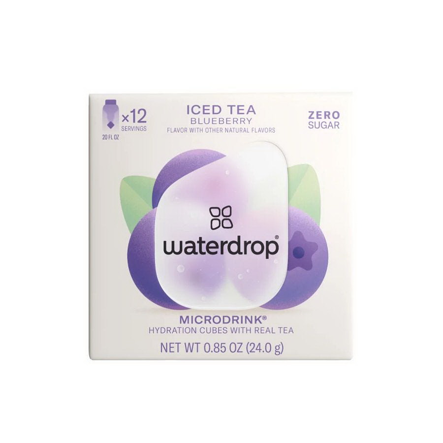 Waterdrop进口代理批发 水滴微饮蓝莓冰茶水味滴 12 立方/份