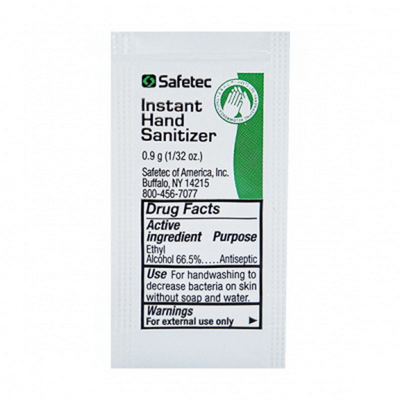 酷牌库|商品详情-Safetec进口代理批发 Safetec 散装即时洗手液包 0.9 克（2,000/盒）