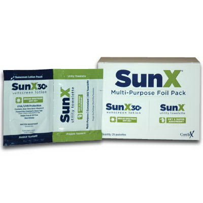 Sun X进口代理批发 Sun X 防晒霜 SPF 30 包（25/包）