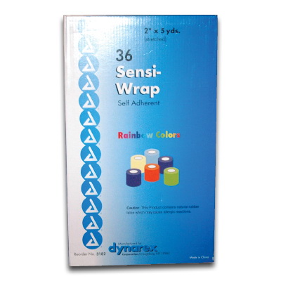 Sensi Wrap进口代理批发 Sensi Wrap Sensi Wrap 2 英寸 x 5 码。彩虹色（36 个/盒）