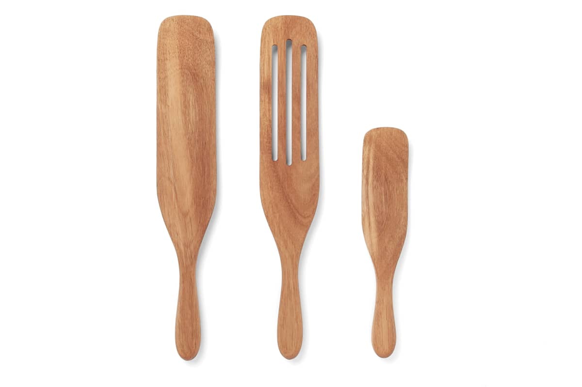 Wooden Spurtle Kitchen Set made With Acacia 5 Piece Set 