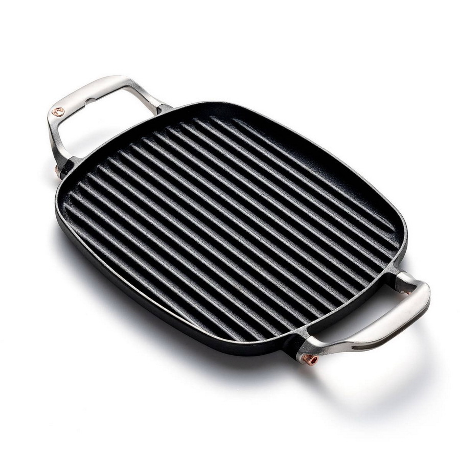  Outset 76376 Fish Cast Iron Grill and Serving Pan