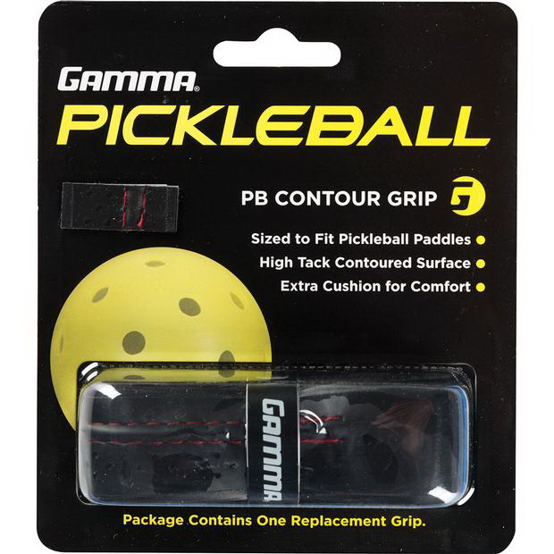 酷牌库|商品详情-Gamma进口代理批发 Gamma Pickleball 轮廓握把 - 黑色