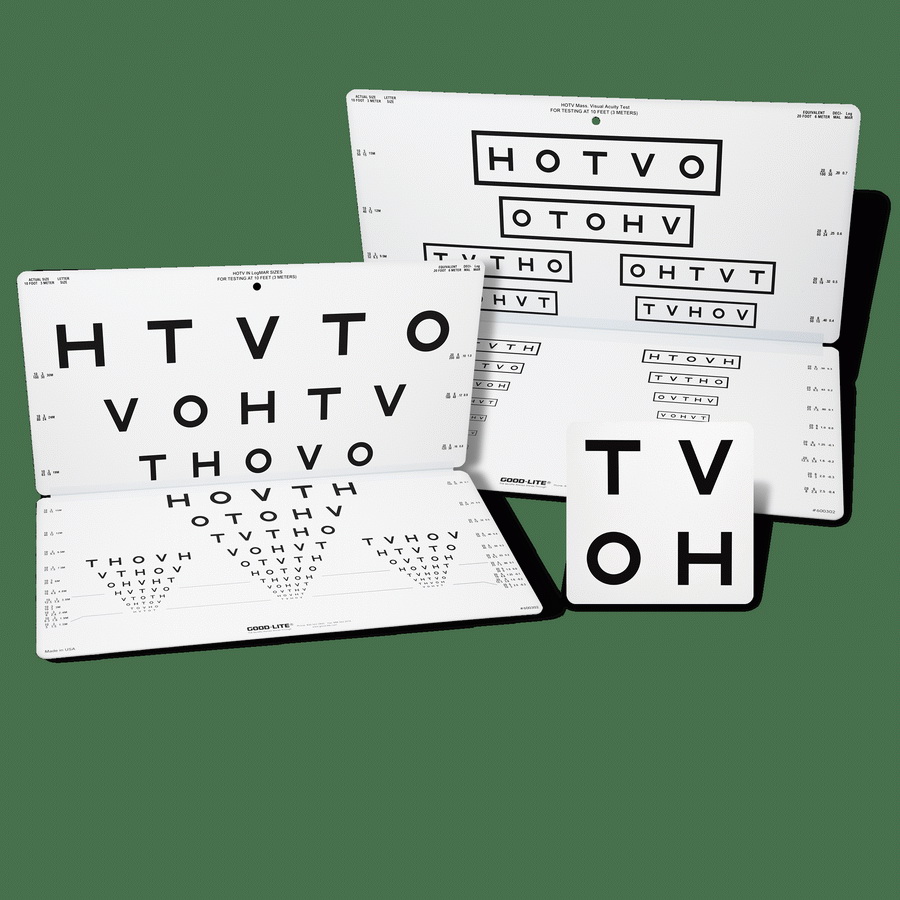 HOTV Eye Chart - 10' Distance