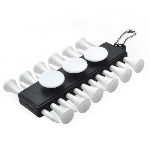 Opentip.com: GOGO Golf Tee Holder with Ball Marker and Wooden Tees, 10 ...